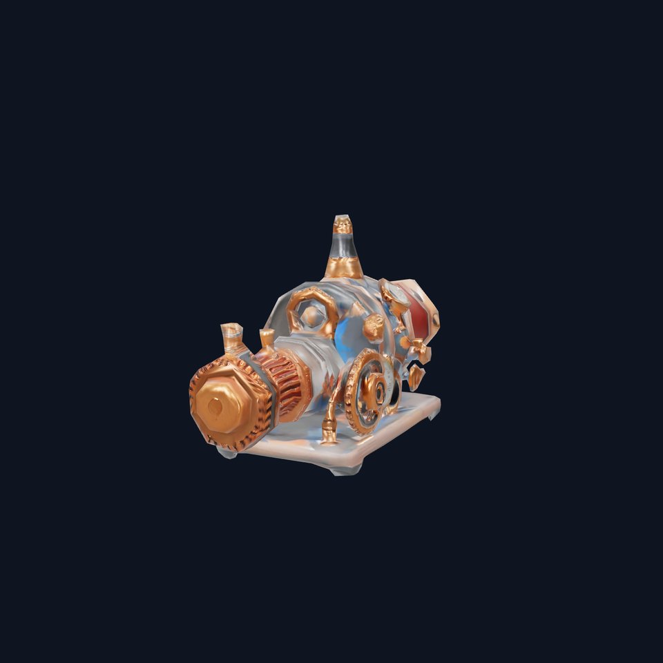 Steampunk Engine model pack